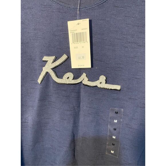 NWT, Michael Kors, men’s midnight, blue, long sleeve sweatshirt, size medium - Picture 4 of 6